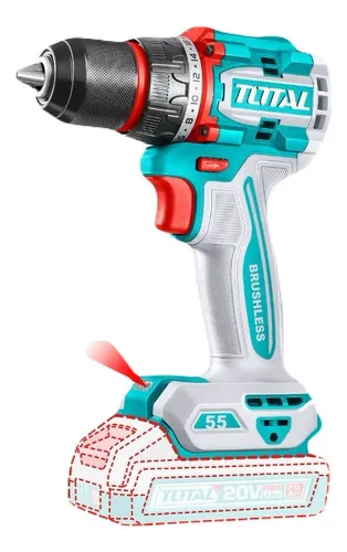 Taladro Inalámbrico 20V 13mmTotal TDLI205581